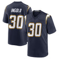 Tlead LA.Chargers #30 Alec Ingold Player Navy Alternate Home Game Stitched Jerseys