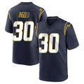 Tlead LA.Chargers #30 Alec Ingold Player Navy Home Game Stitched Jerseys
