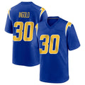 Tlead LA.Chargers #30 Alec Ingold Player Royal Home Game Stitched Jerseys