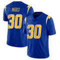 Tlead LA.Chargers #30 Alec Ingold Player Royal Limited Vapor Home Game Stitched Jerseys