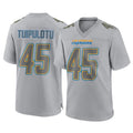 Tlead LA.Chargers #45 Tuli Tuipulotu Player Gray Atmosphere Fashion Home Game Stitched Jerseys