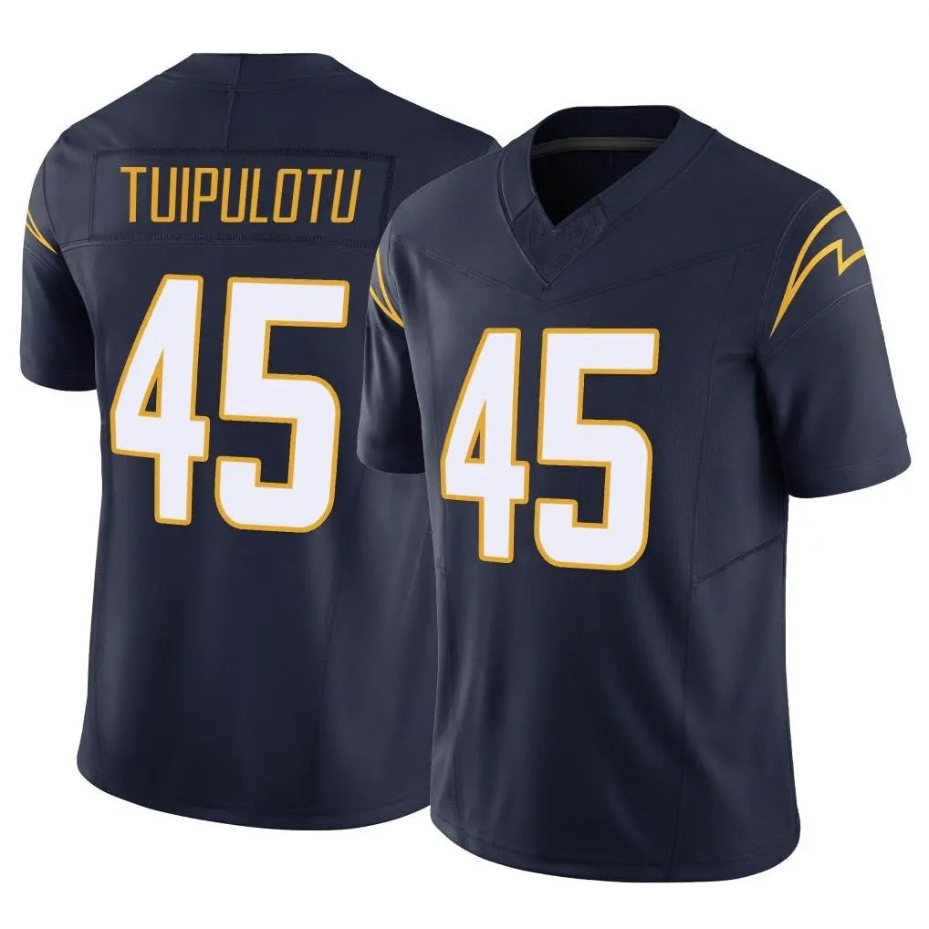 Tlead LA.Chargers #45 Tuli Tuipulotu Player Navy Limited Vapor F.U.S.E. Home Game Stitched Jerseys
