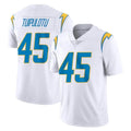 Tlead LA.Chargers #45 Tuli Tuipulotu Player White Limited Vapor Untouchable Home Game Stitched Jerseys