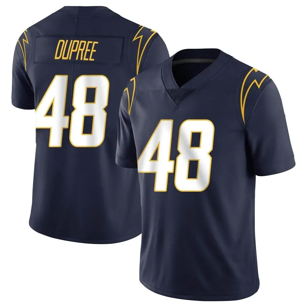 Tlead LA.Chargers #48 Bud Dupree Player Navy Limited Vapor Untouchable Home Game Stitched Jerseys