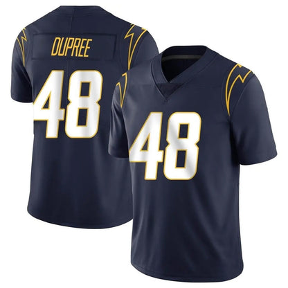 Tlead LA.Chargers #48 Bud Dupree Player Navy Limited Vapor Untouchable Home Game Stitched Jerseys