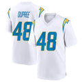 Tlead LA.Chargers #48 Bud Dupree Player White Home Game Stitched Jerseys