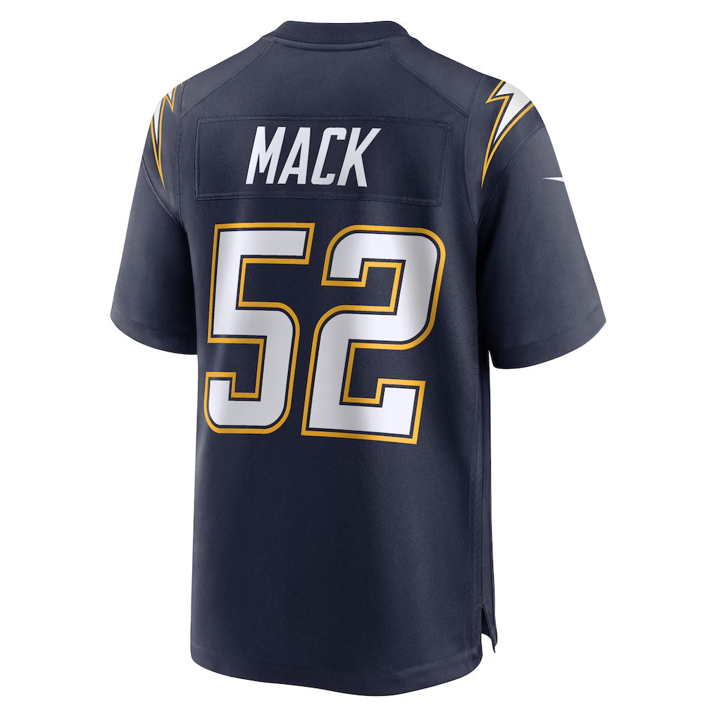 Tlead LA.Chargers #52 Khalil Mack Player Navy Alternate Game Stitched Jerseys