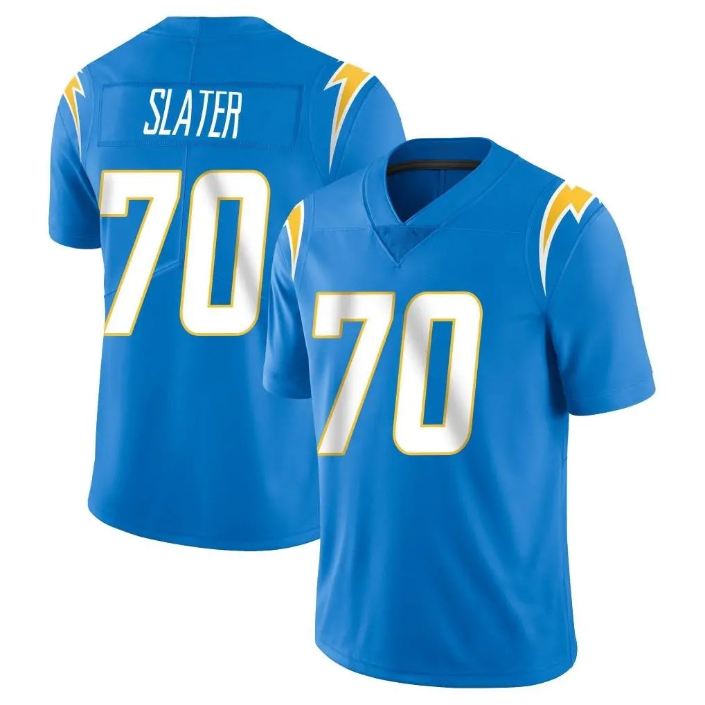 Tlead LA.Chargers #70 Rashawn Slater Player Blue Limited Vapor Untouchable Home Game Stitched Jerseys