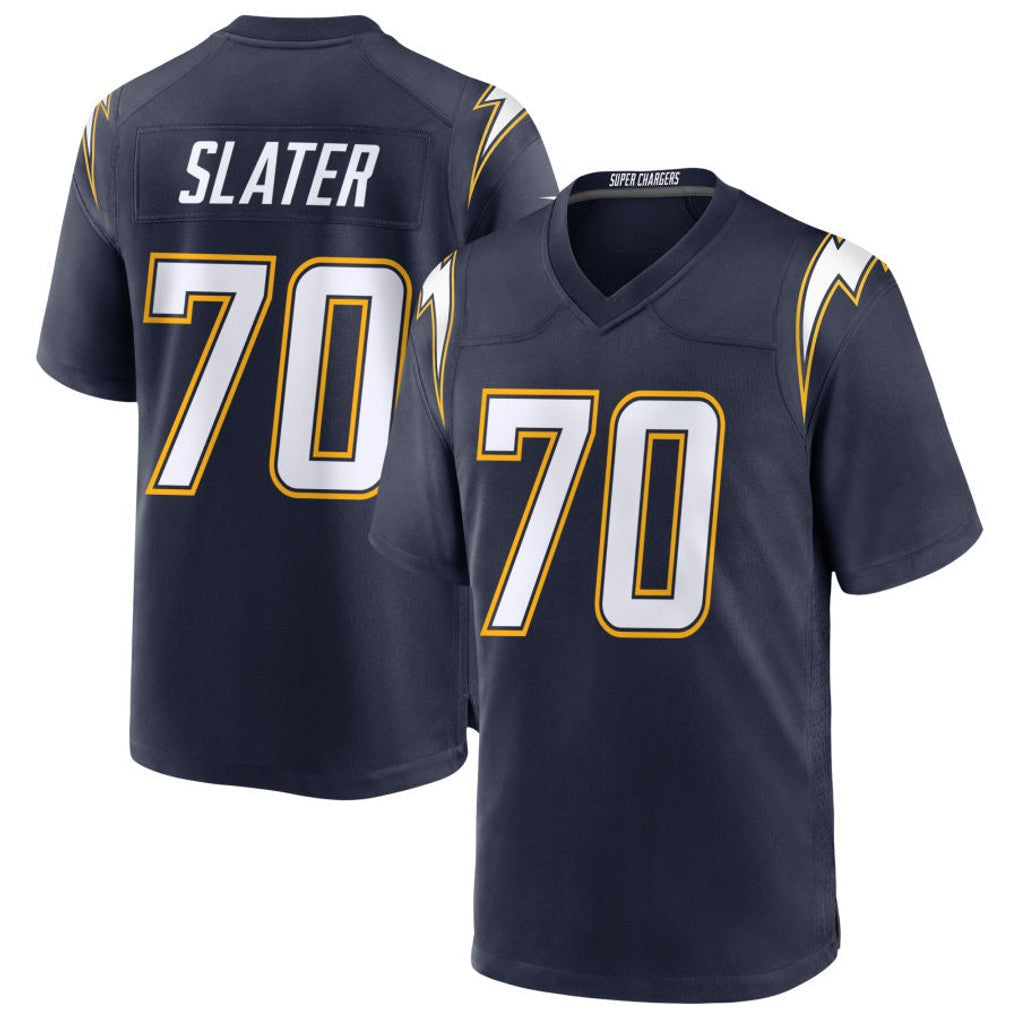 Tlead LA.Chargers #70 Rashawn Slater Player Navy Alternate Home Game Stitched Jerseys