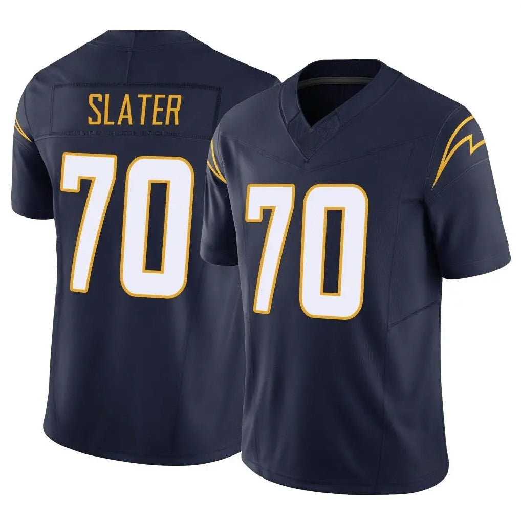 Tlead LA.Chargers #70 Rashawn Slater Player Navy Limited Vapor F.U.S.E. Home Game Stitched Jerseys