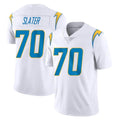 Tlead LA.Chargers #70 Rashawn Slater Player White Limited Vapor Untouchable Home Game Stitched Jerseys