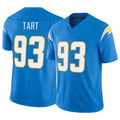 Tlead LA.Chargers #93 Teair Tart Player Blue Limited Vapor F.U.S.E. Home Game Stitched Jerseys