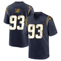Tlead LA.Chargers #93 Teair Tart Player Navy Home Game Stitched Jerseys