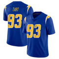 Tlead LA.Chargers #93 Teair Tart Player Royal Limited Vapor Home Game Stitched Jerseys