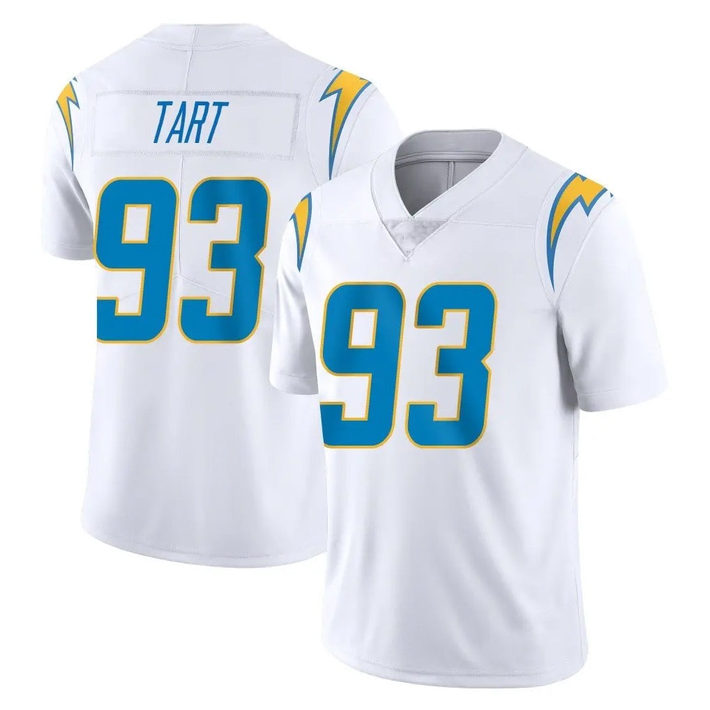 Tlead LA.Chargers #93 Teair Tart Player White Limited Vapor Untouchable Home Game Stitched Jerseys