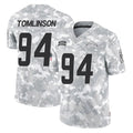 Tlead LA.Chargers #94 Dalvin Tomlinson Player Arctic Camo Salute To Service Limited Game Stitched Jerseys