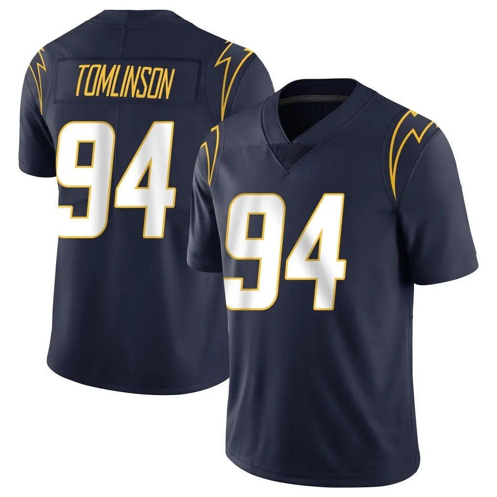 Tlead LA.Chargers #94 Dalvin Tomlinson Player Navy Limited Vapor Untouchable Home Game Stitched Jerseys