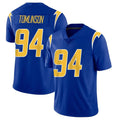 Tlead LA.Chargers #94 Dalvin Tomlinson Player Royal Limited Vapor Home Game Stitched Jerseys