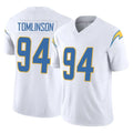 Tlead LA.Chargers #94 Dalvin Tomlinson Player White Limited Vapor F.U.S.E. Home Game Stitched Jerseys