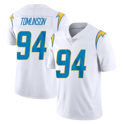 Tlead LA.Chargers #94 Dalvin Tomlinson Player White Limited Vapor Untouchable Home Game Stitched Jerseys