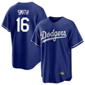 Tlead LA.Dodgers #16 Will Smith Player Royal Game Stitched Jerseys