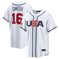Tlead LA.Dodgers #16 Will Smith Player White USA 2026 World Classic Limited Home Stitched Jerseys