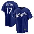 Tlead LA.Dodgers #17 Shohei Ohtani Player Royal Game Stitched Jerseys