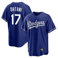 Tlead LA.Dodgers #17 Shohei Ohtani Player Royal Home Game Stitched Jerseys