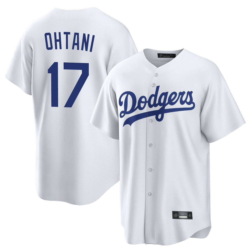 Tlead LA.Dodgers #17 Shohei Ohtani Player White Game Home Stitched Jerseys
