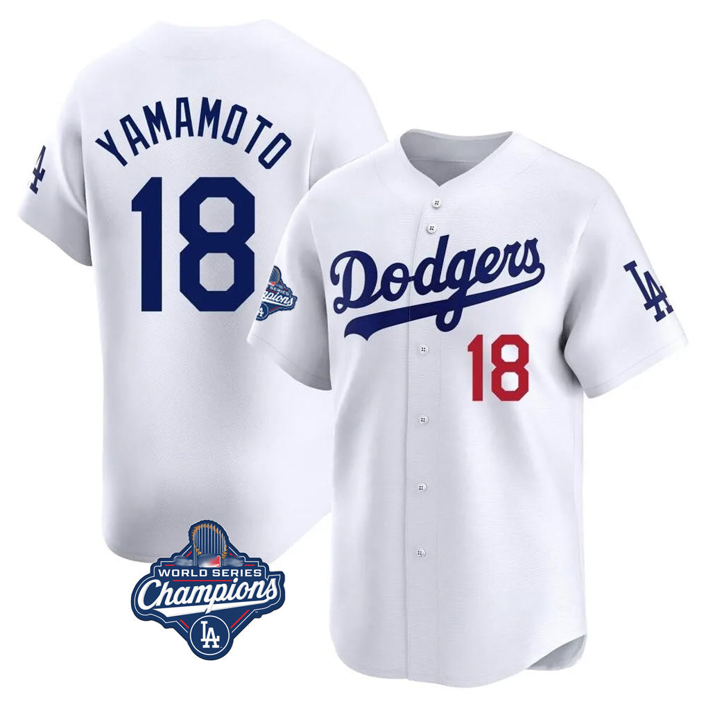 Tlead LA.Dodgers #18 Yoshinobu Yamamoto Player White-Royal Tokyo Series Vapor Premier Limited Stitched Jerseys