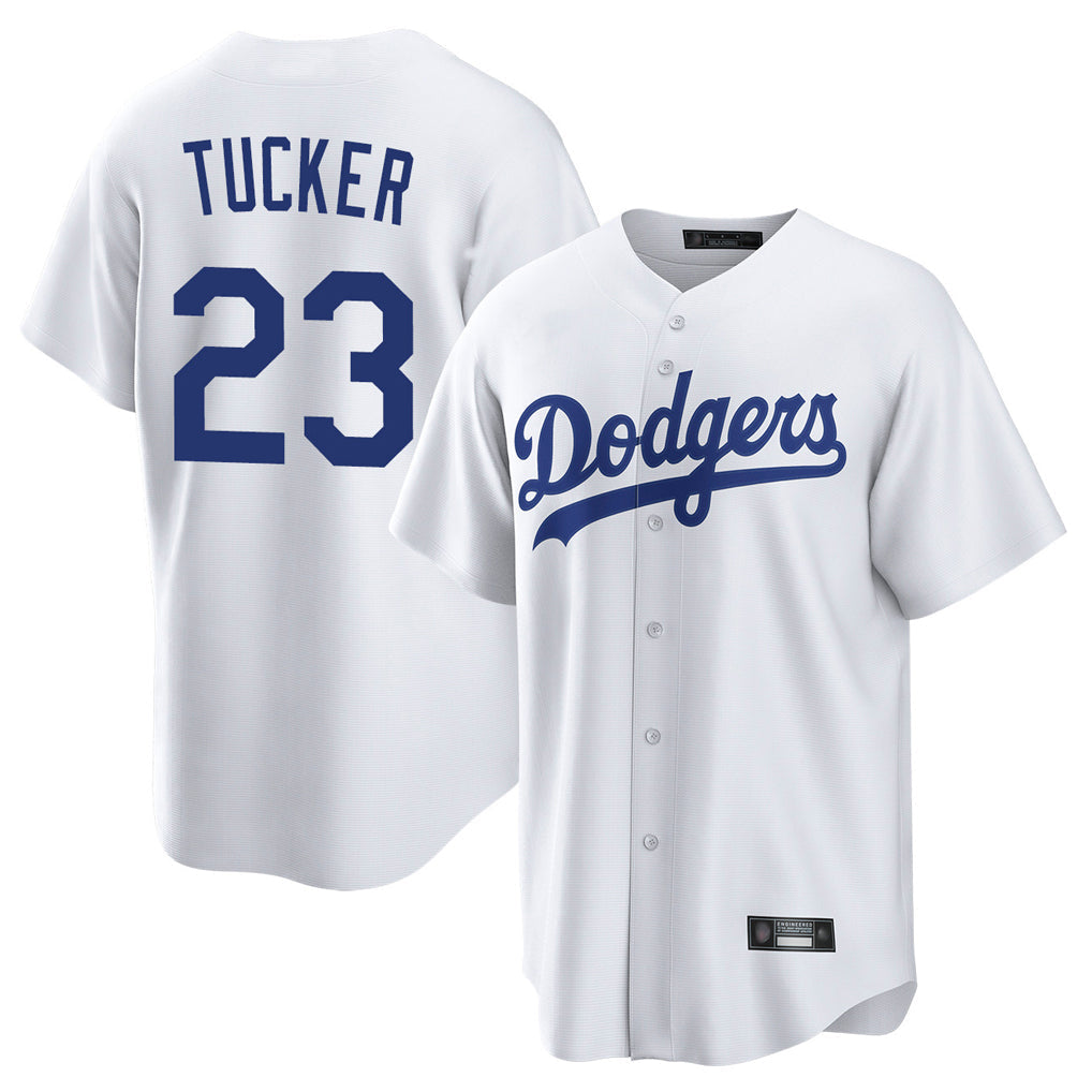 Tlead LA.Dodgers #23 Kyle Tucker Player White Game Home Stitched Jerseys