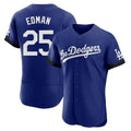 Tlead LA.Dodgers #25 Tommy Edman Player Royal City Connect Elite Home Stitched Jerseys