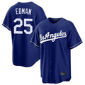 Tlead LA.Dodgers #25 Tommy Edman Player Royal Game Stitched Jerseys