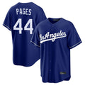 Tlead LA.Dodgers #44 Andy Pages Player Royal Game Stitched Jerseys
