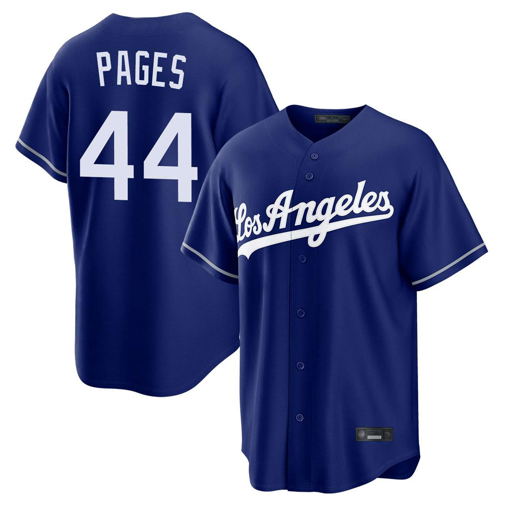Tlead LA.Dodgers #44 Andy Pages Player Royal Game Stitched Jerseys