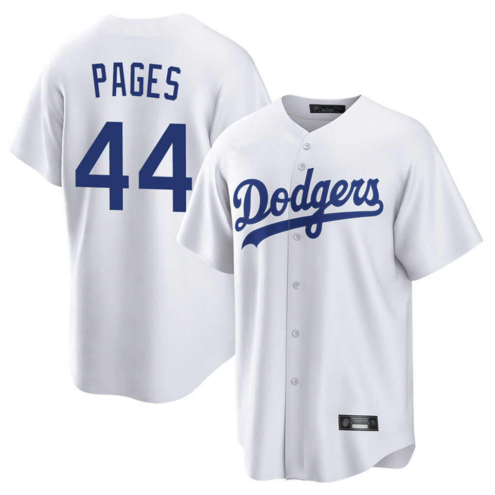 Tlead LA.Dodgers #44 Andy Pages Player White Game Home Stitched Jerseys