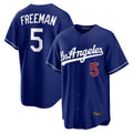 Tlead LA.Dodgers #5 Freddie Freeman Player Royal Game Home Stitched Jerseys