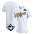 Tlead LA.Dodgers Blank Player Gold Limited Elite Home World Series Stitched Jerseys