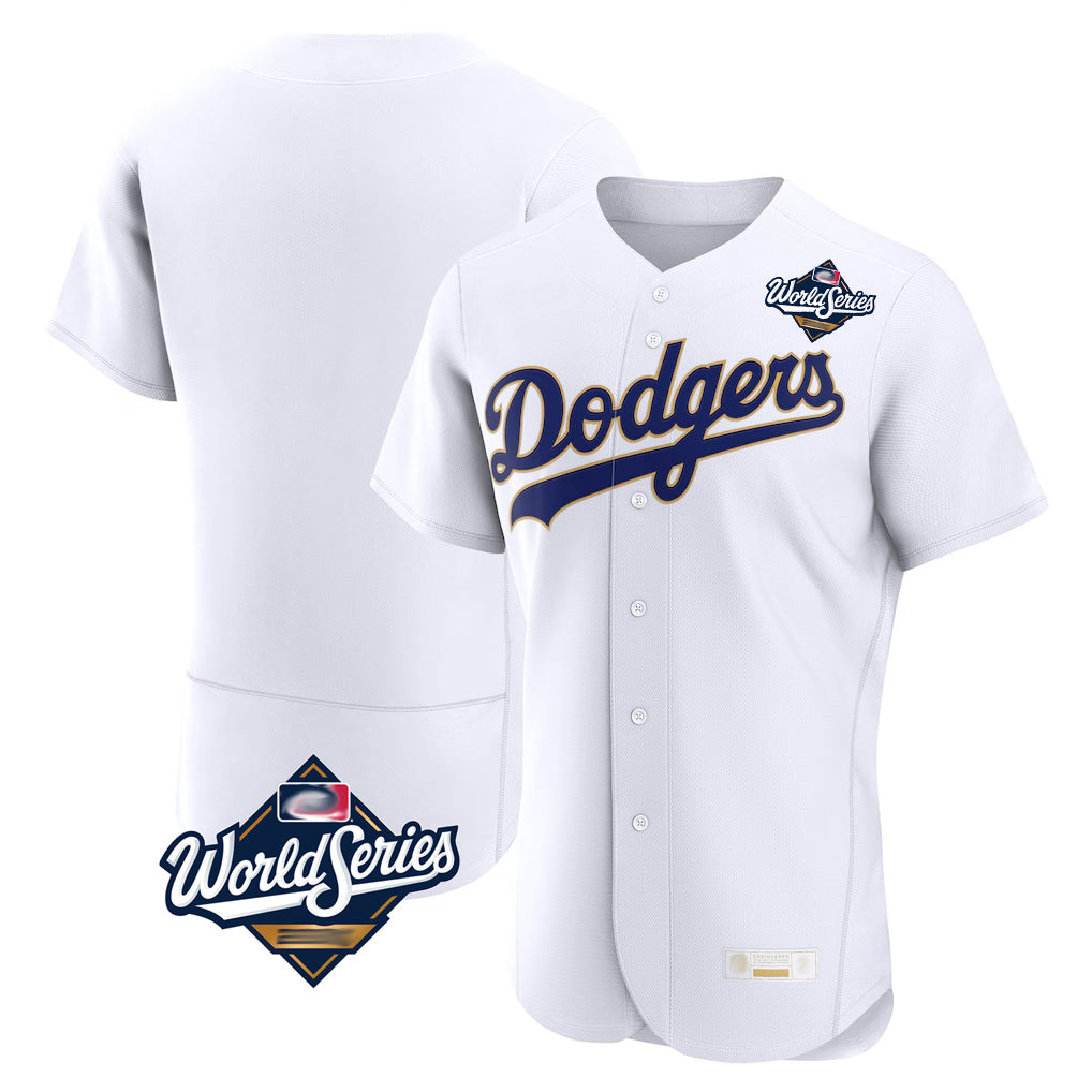 Tlead LA.Dodgers Blank Player Gold White 2026 Collection Stadium Limited Stitched Jerseys