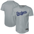 Tlead LA.Dodgers Blank Player Gray Game Stitched Jerseys