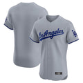 Tlead LA.Dodgers Blank Player Gray Limited Elite Home Stitched Jerseys