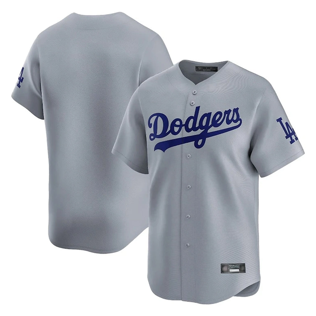 Tlead LA.Dodgers Blank Player Gray Limited Home Stitched Jerseys