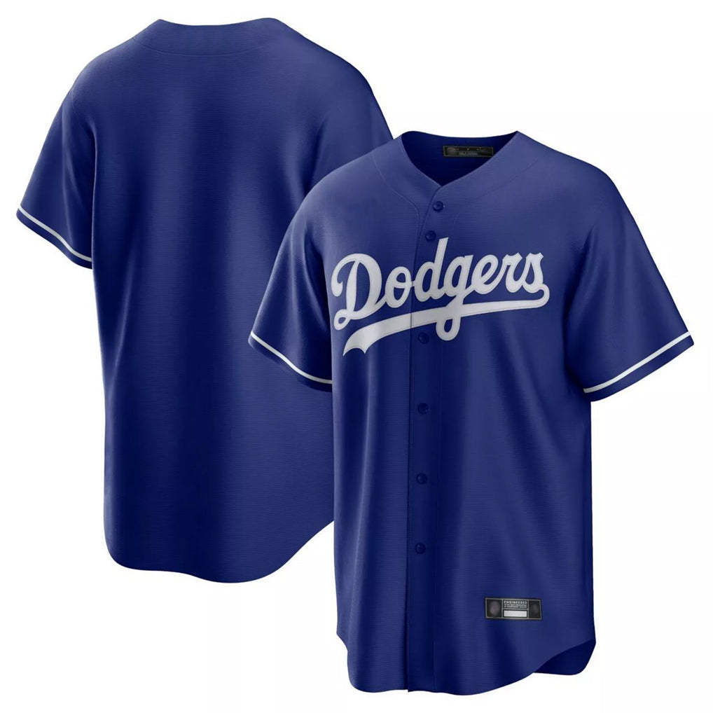 Tlead LA.Dodgers Blank Player Royal Game Home Stitched Jerseys