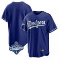 Tlead LA.Dodgers Blank Player Royal Game Home World Series Meet Stitched Jerseys