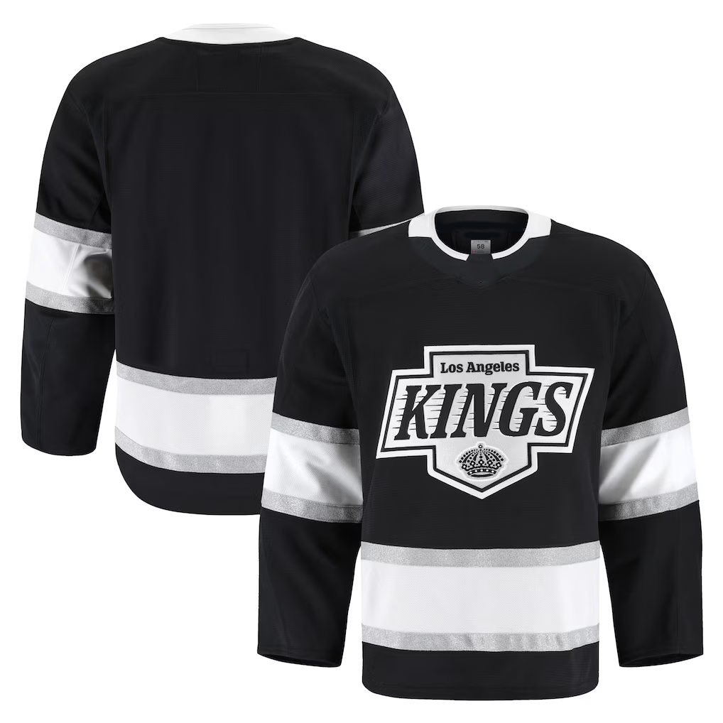 Tlead LA.Kings Black Home Authentic Pro Jerseys