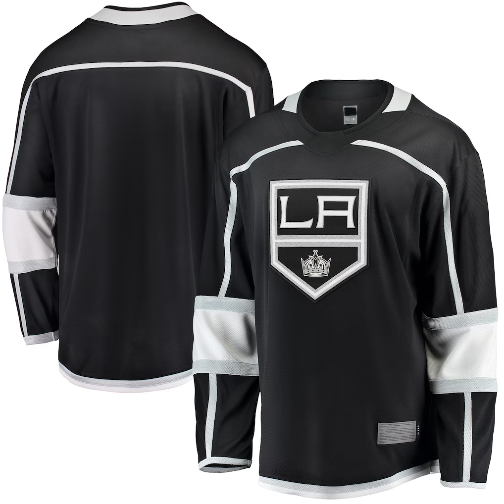 Tlead LA.Kings Black Home Breakaway Jerseys