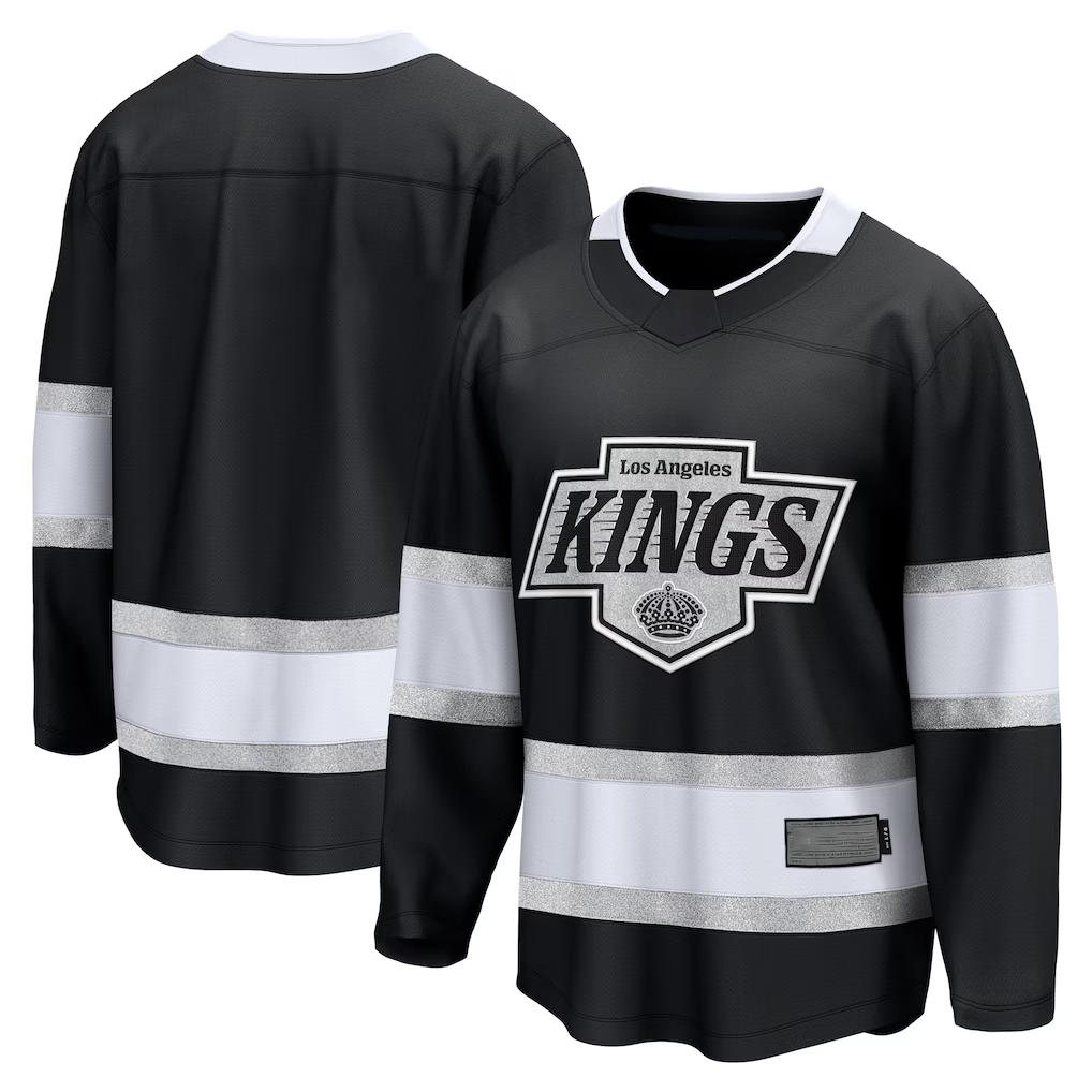 Tlead LA.Kings Black Home Breakaway Jerseys