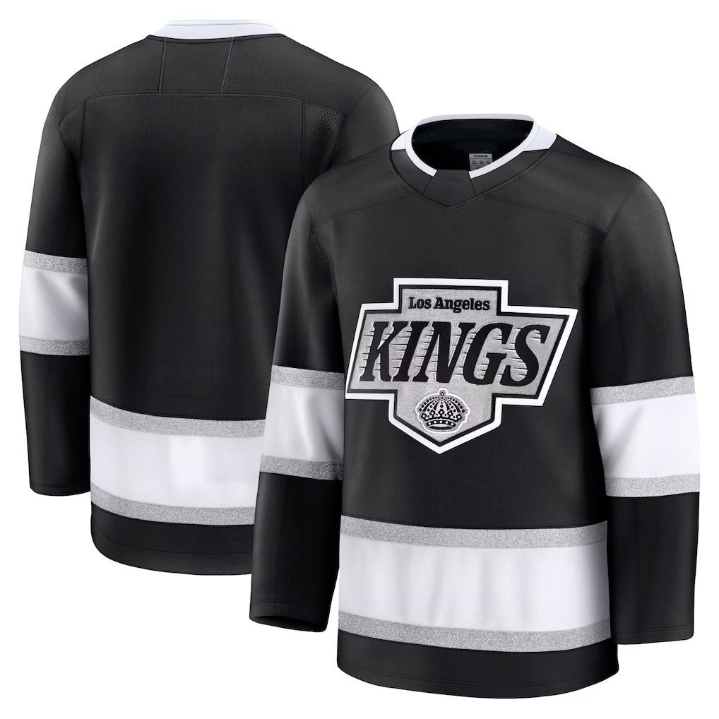 Tlead LA.Kings Black Home Premium Jerseys