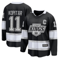 Tlead LA.Kings #11 Anze Kopitar Black Home Premier Breakaway Player Jerseys