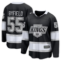 Tlead LA.Kings #55 Quinton Byfield Black Home Breakaway Jerseys